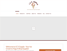 Tablet Screenshot of icysupply.com